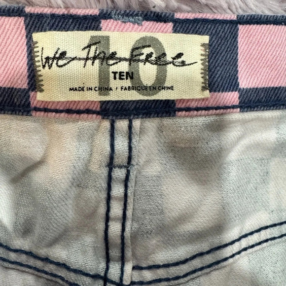 FREE PEOPLE
Printed Elodie Denim Mini skirt Sz : 10 - Picture 10 of 12